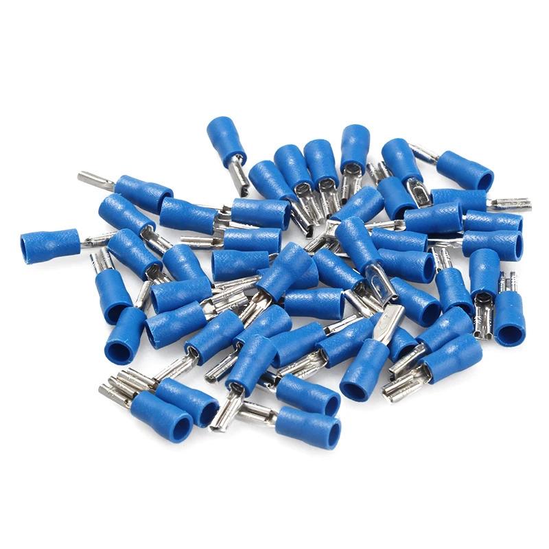 Thiết Bị Đầu Cuối uốn Nữ Điện, 50 Cái, 2,8mm, 4,8mm, 6,3mm, Niêm Phong Cách Dây Xẻ Hình Máng Cưa, Bộ Thiết Bị Đầu Cuối uốn 4