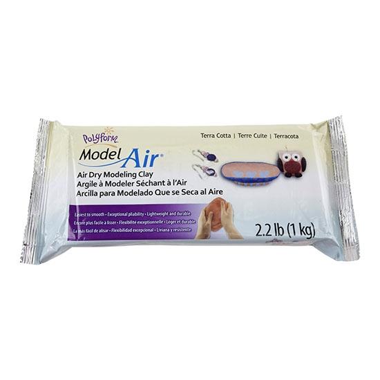POLYFORM Model Air 2.2 lbs. (Air Drying Clay, Air Hardening, Polymer ...
