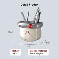 Gambar IBUMILLENIAL Holder Magnet Kulkas Multifungsi Rak Tempel Dapur Kulkas Organizer Storage Box Magnetic Dekorasi Kulkas Ukuran Besar DSO009 - Grey-Holder Magnet dari IbuMillenial Indonesia Kota Bekasi 4 Tokopedia