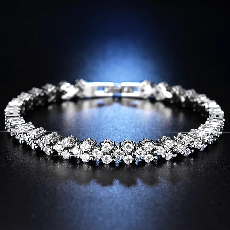[ PROMO LIVE ] Gelang B004 Bracelet Perhiasan Wanita Fashion Tangan Bangle Couple Couple Pasangan Wanita High Quality Grade 5A Berlapis Anti Karat Elegan Titanium | Radiance Jewelry