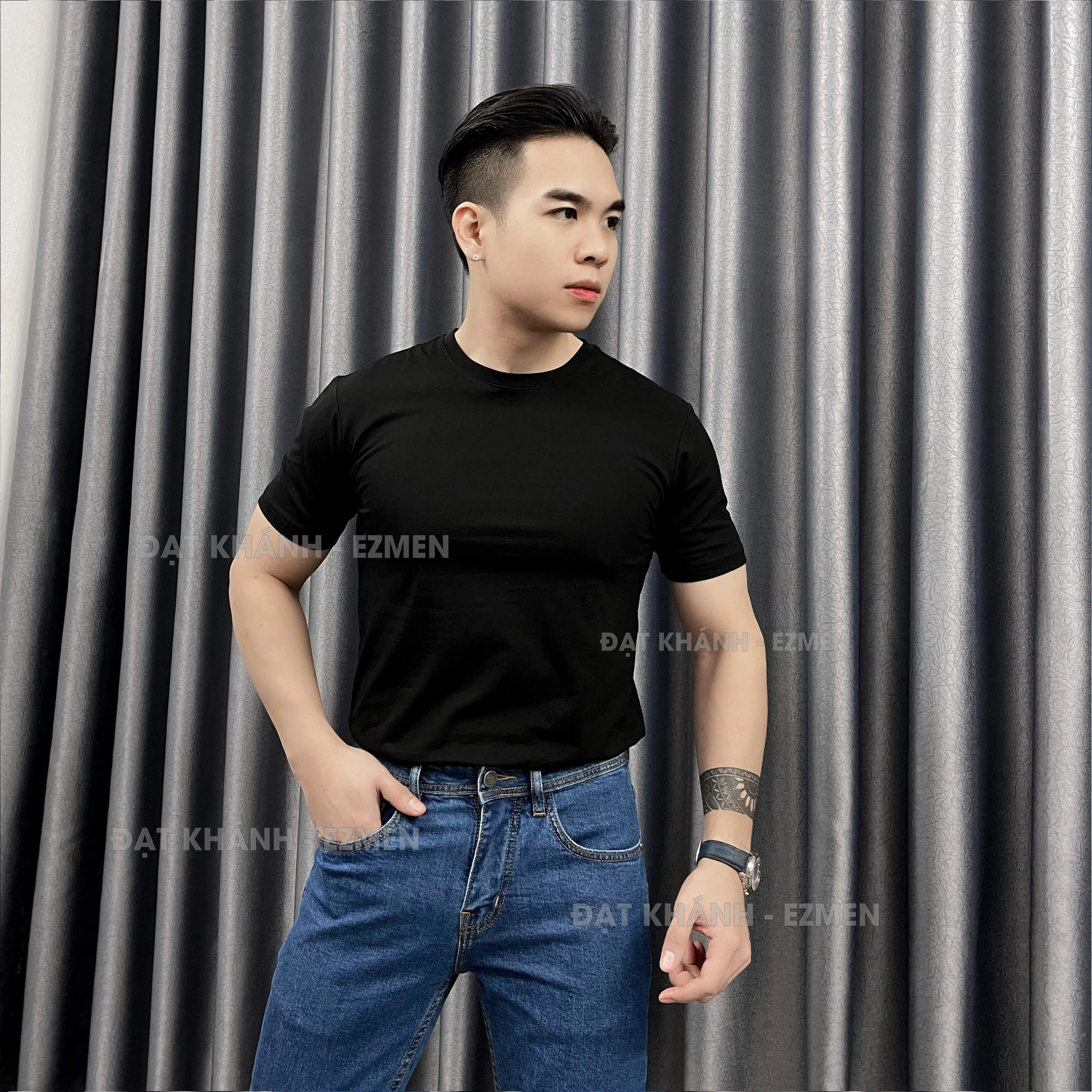 Áo phông Basic chất cotton mịn EZMENTN 1