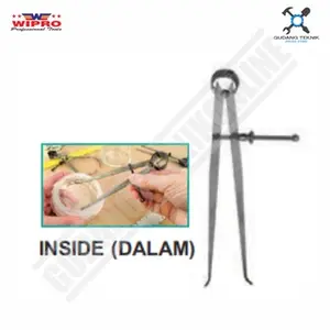 Jangka Bubut Stelan DALAM  4" - 12" WIPRO / Spring Caliper Divider Dalam 4inch - 12inch WIPRO