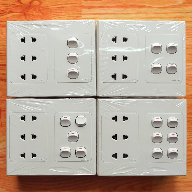 [MPE] Mặt Đôi Kèm Công Tắc Ổ Cắm Để Nổi Dạng Bảng Điện Hàng Ráp Sẵn Đấu Dây Sẵn - Hàng Cao Cấp