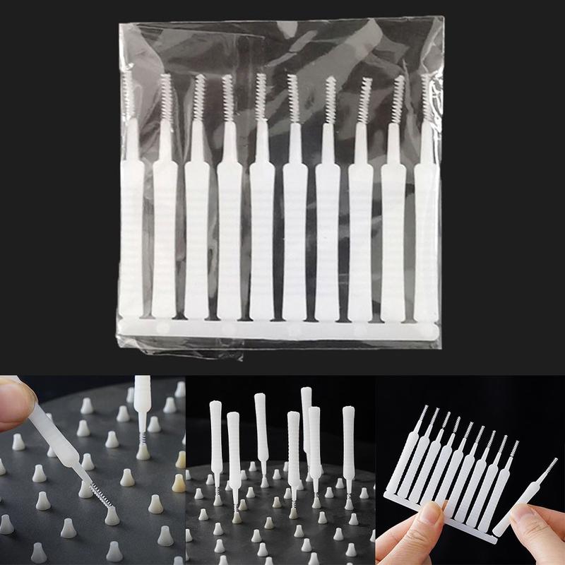 10/20/30pcs Shower Head Cleaning Brush Gap Hole Anti-Clogging Cleaner Brushes 0
