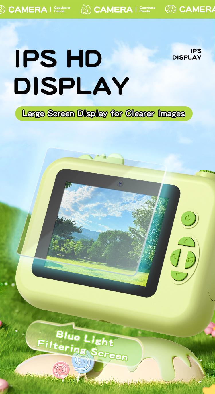 Product Introduction of Factory Direct Sales Customized Modified Children Panda Camera Toy Boy Cartoon Digital Polaroid Cross-Border Toy 3