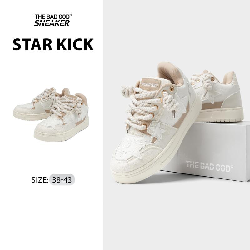 Giày thể thao Sneaker đế bằng The Bad God Star Kick Shoes Nam