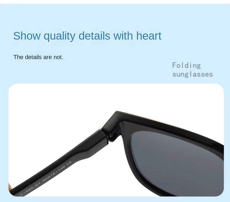Product Introduction of [Hot Sale] Children'S Folding Sunglasses Boys 2024 Polarized UV Protection Sun Protection Teen Girls Sunglasses 15