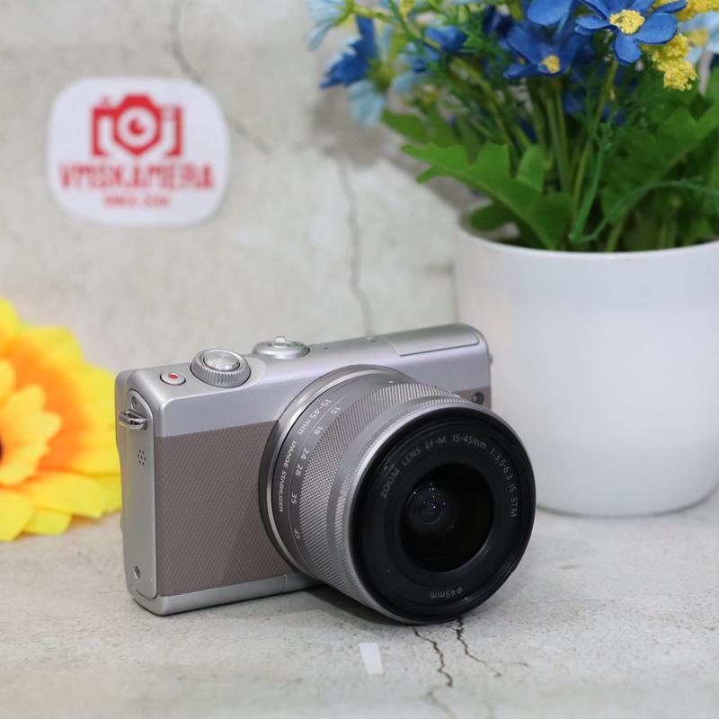 kamera mirorrles M100 dan lensa kit 15-45mm- 1080p 3