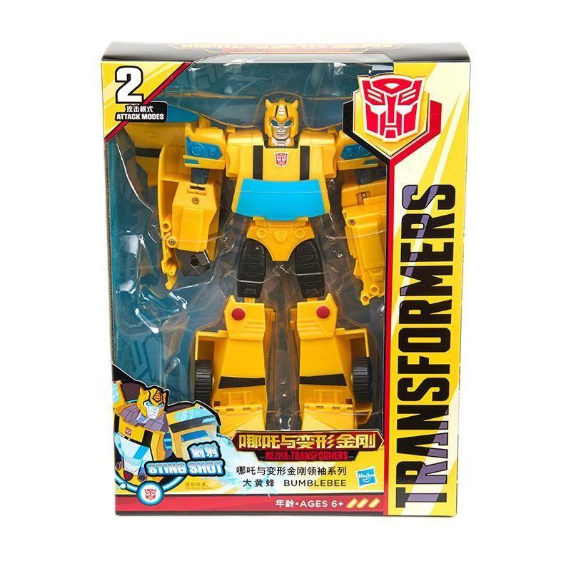 Product Introduction of {Vivi Toys} Hasbro Transformers Nezha Leader Series Bumblebee Boy Children Gift 25cm Large Size Toy 250219 12