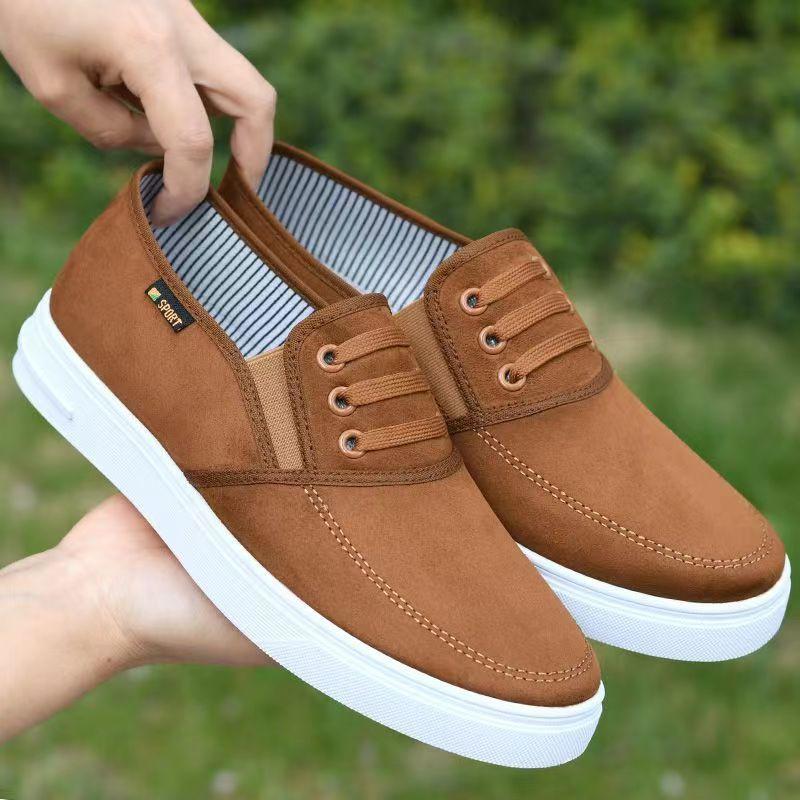 Giày Vải, Ưu Đãi Đặc Biệt, Giày Nam, Giày Vải Bắc Kinh Cũ, Giày Lười, Giày Thể Thao Cổ Thấp Thích Hợp Cho Mùa Lò Xo Và Mùa Hè, Bán Chạy 7