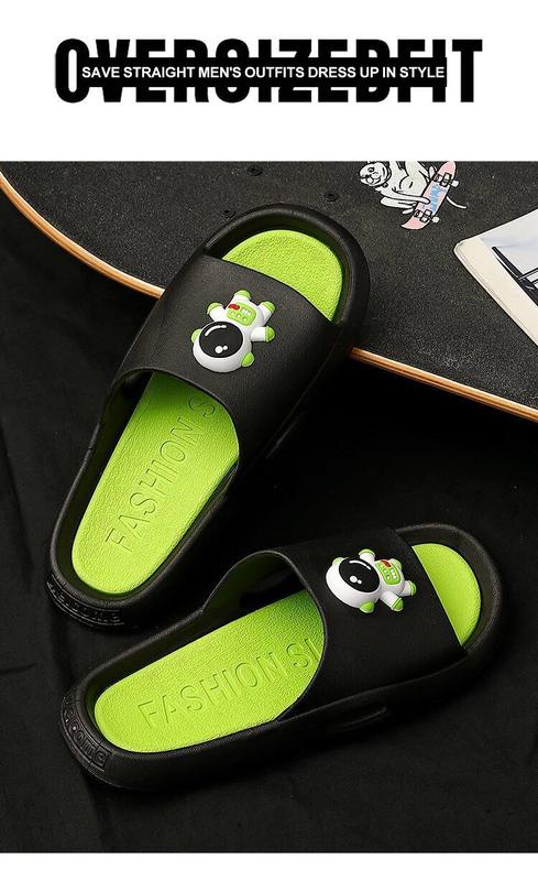 Product Introduction of Cute Men Home Slippers Flops Women Soft Eva Thick Sole Slides Summer Sandals Couples Non Slip Bathroom Shoe 29