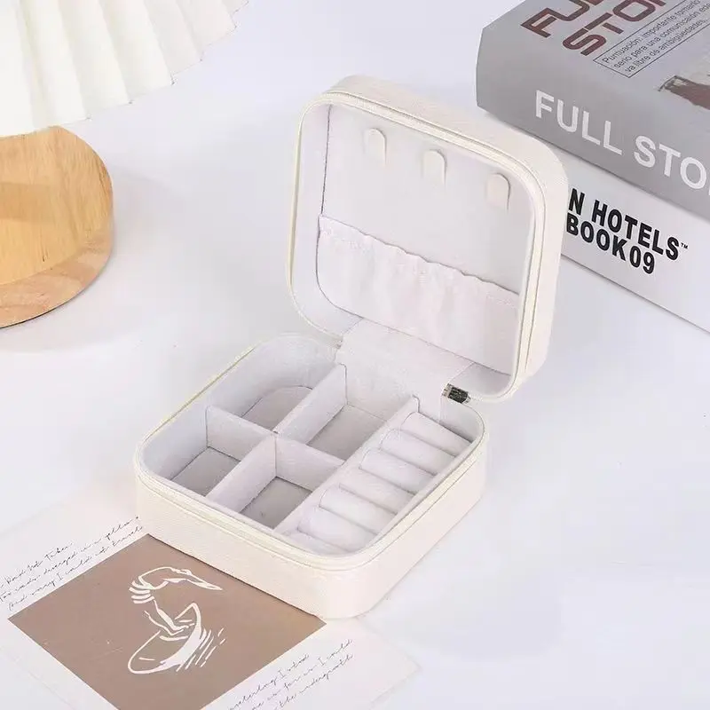 Hộp Đựng Đồ Nhiều Tầng, Hàng Mới Về, Hộp Cài Tóc Trang Sức Bằng vải nỉ Cổ Điển Cho Bông Tai, Nhẫn, Vòng Cổ, Đồng Hồ 5
