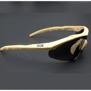 5.11 Kacamata Hitam Tactical Anti Pasir / Ledakan Untuk Pria / Wanita Frame Lensa Plastik Polarized Eyewear Kuning