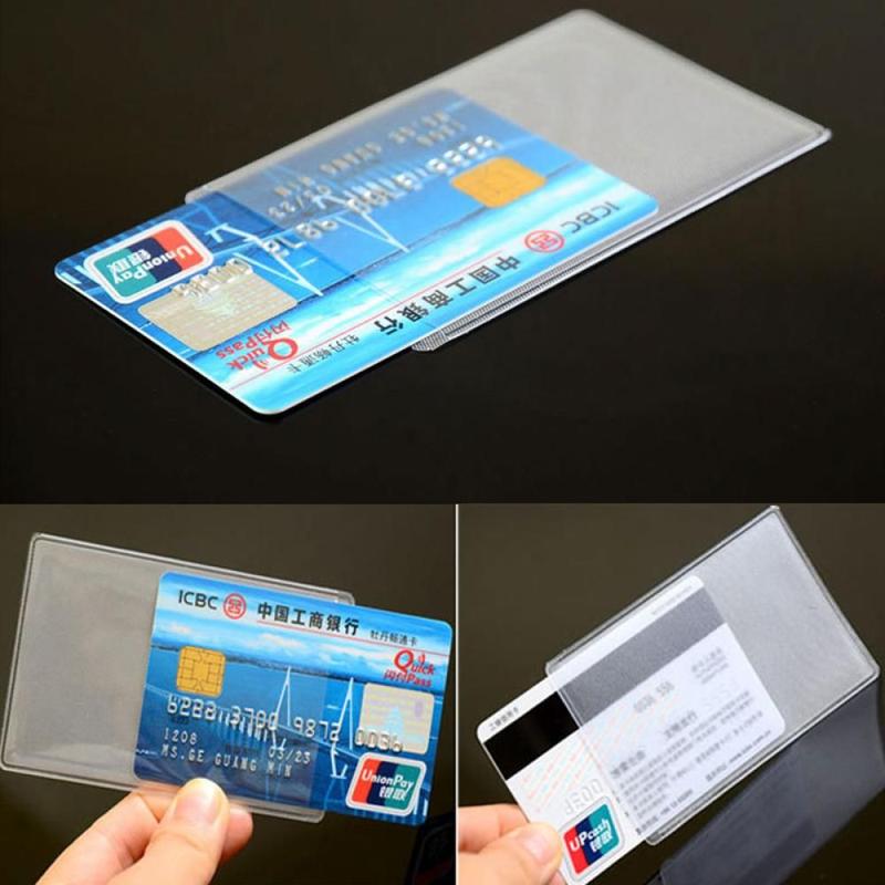 Product Introduction of Portable  Protect Credit Cards Anti-magnetic PVC Card Case Bank ID Card Sleeve ID Card Holder Card Cover 9