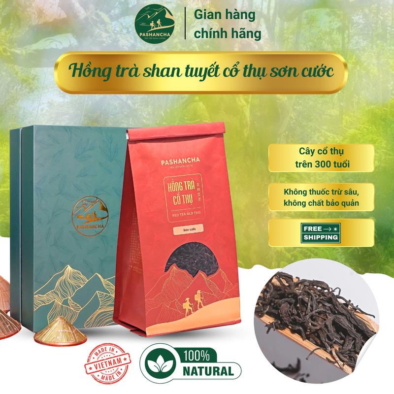 Hồng trà cổ thụ Sơn Cước - Trà shan tuyết cổ thụ Hoàng Su Phì Hà Giang Nước Trà Tea Chè trà