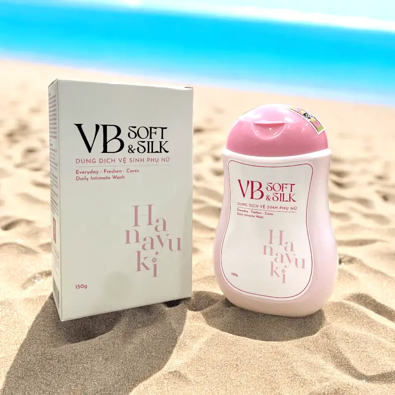 HOT- Dung Dịch Vệ Sinh Hana Vb Soft Silk Hanayuki, Dung Dịch Vệ Sinh Hanayuki Màu Hồng Mẫu Mới 0