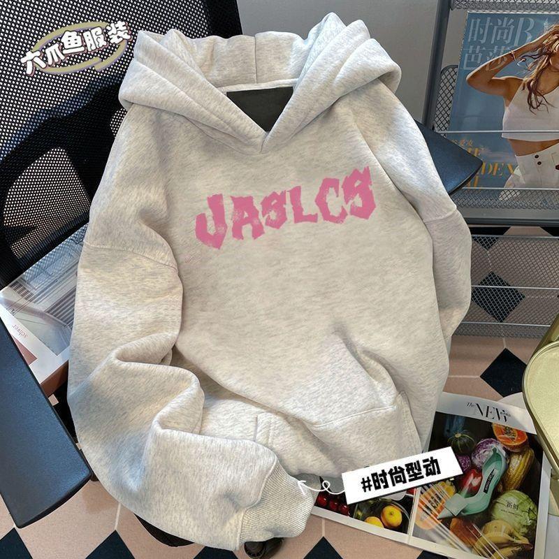 Product Introduction of Áo Len Có Mũ Trùm Đầu, Phong Cách Đường Phố Cao Cấp Hip Hop Mỹ, Thiết Kế Chữ Ngôi Sao Sáu Cánh, Dành Cho Nam Và Nữ, Thích Hợp Cho Mùa Thu Và Mùa Đông, Thương Hiệu Thời Trang Đường Phố, Áo Khoác Rộng Thùng Thình Menswear Hoodie Dài Tay 5