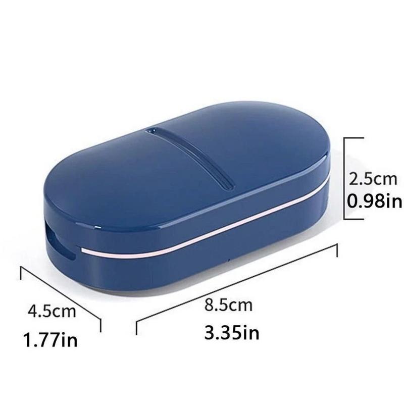 Product Introduction of Hộp Đựng Thuốc Kiêm Dụng Cụ Cắt Thuốc - Khay Cắt Thuốc - Dụng Cụ Chia Thuốc Viên Nén Chính Xác 10
