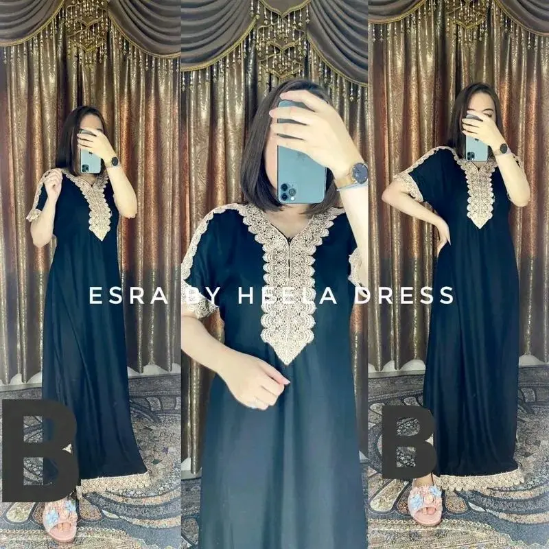 Daster arab shinta hitam