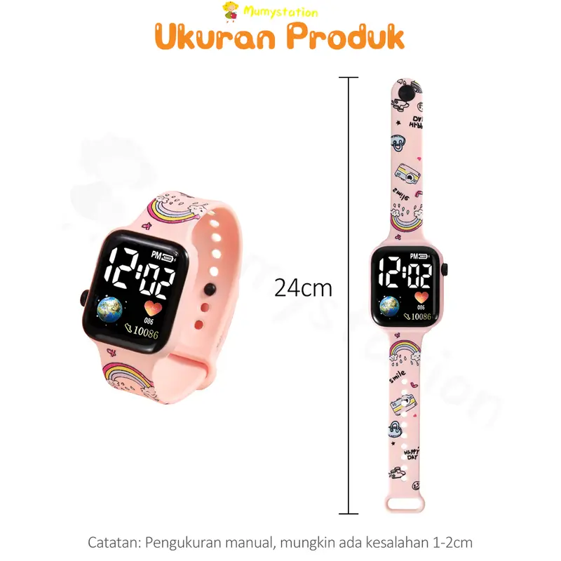 Mumystation Jam Tangan Anak Gelang Elektronik Jam Tangan Anak LED Fashion Kids Watch 7
