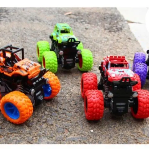 [CHỌN MÀU ] Xe ô tô địa hình quán tính chạy bánh đà cho bé , 4 màu : xanh ,đỏ ,tím , cam. Toy Đồ Chơi 4