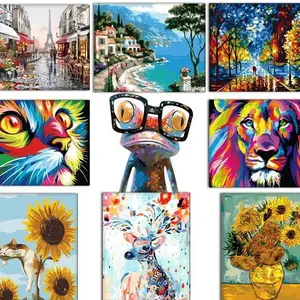 DIY CANVAS PAINTING BY NUMBER KIT DIGITAL OIL PAINTING DIY PAINT BY NUMBER LUKISAN 40X50CM / PAINTING KIT