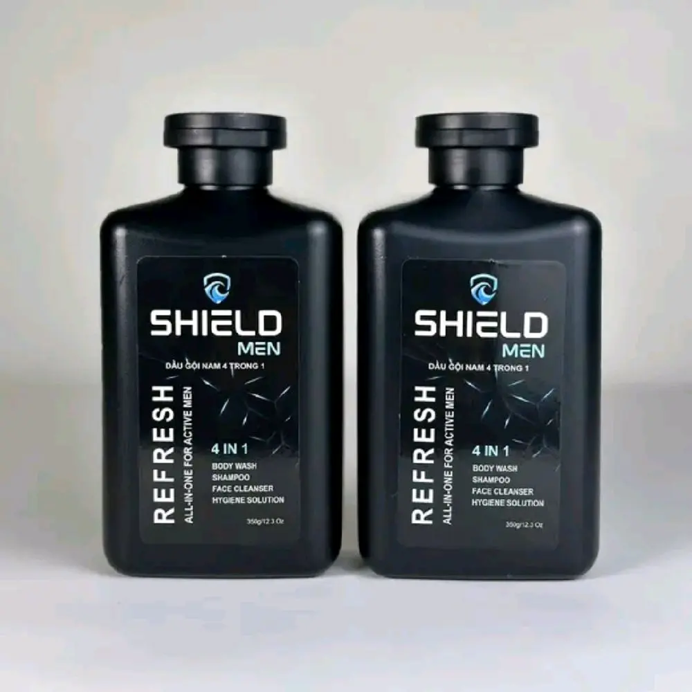 dầu gội nam 4 trong 1 shield men- hương thơm nam tính cao cấp 350ml collagen dưỡng tóc khử mùi hôi ,thơm mát cở thể chăm sóc tóc be symple men  D dvsn amgioi  dưỡng thể