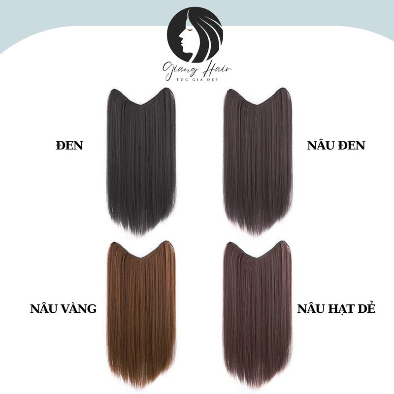 Product Introduction of Tóc giả mảnh nối làm phồng chân tóc độn phồng 2 bên bản 45cm-M6 21