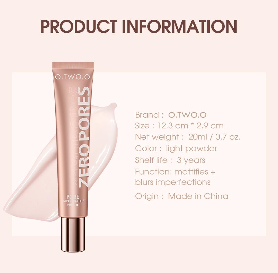 【nuroktaviaa17 exclusive】【Spot Goods】【Primer beli 2 lebih hemat 102K】O.TWO.O Makeup Base Cream Invisible Pore Soft Focus Makeup Primer lasting oily waterproof foundation 【nuroktaviaa17 exclusive】【Spot Goods】【Primer beli 2 lebih hemat 102K】O.TWO.O Makeup Base Cream Invisible Pore Soft Focus Makeup Primer lasting oily waterproof foundation