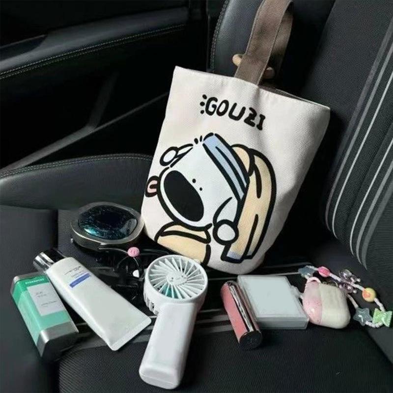Office Worker Handbag Canvas Bucket Bag Cute Bucket Type Hand Bento Bag Bao Ma Out Handbag Outdoor Sports 5