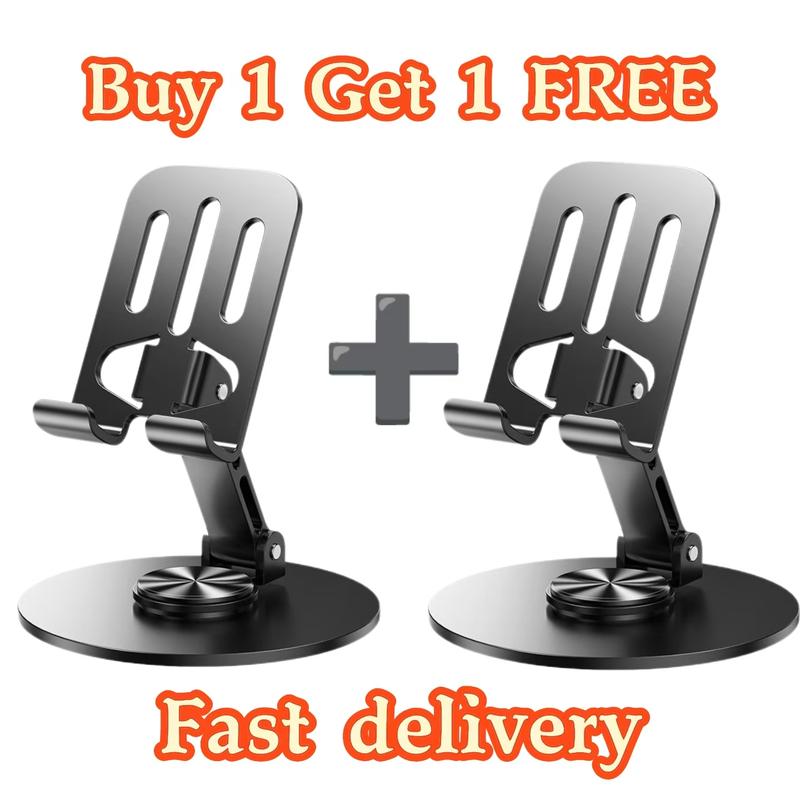 Giá Đỡ Điện Thoại Toàn Kim Loại, Xoay 360 °, Gấp Gọn Và Nâng, Giá Đỡ Điện Thoại Có Cáp Sạc Từ Tính, Gói Giảm Giá, Mua Một Tặng Một, [Đã Bán Hơn 60.000 Chiếc]