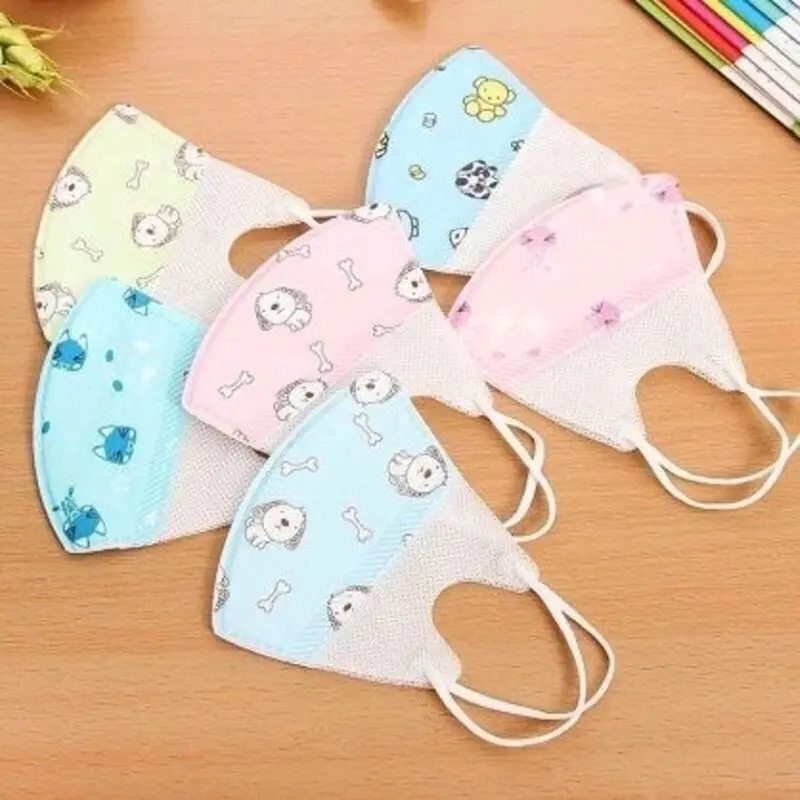 cobo 5 Khẩu Trang 3 Lớp Chống Bụi, Kháng Khuẩn Cho Trẻ Em - Bộ 5 Chiếc Bảo Vệ Sức Khỏe 4