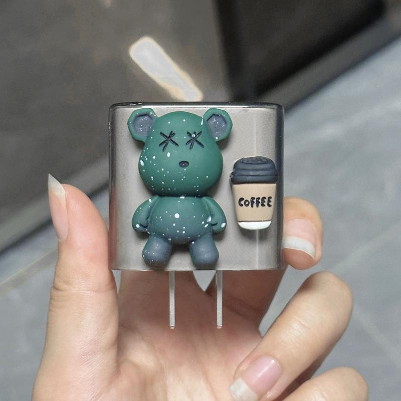 Bộ Chuyển Đổi iPhone 11 / 12 / 13 / 14 / 15, Vỏ Cáp Sạc, Bộ Bảo Vệ Cáp USB Dễ Thương, Dây Quấn Chống Vỡ, Bộ Điện Thoại Di Động, [Thanh Toán Khi Nhận Hàng] 2