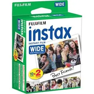 Refill Instax Wide Film isi 20 Lembar - Twinpack Polos Camera Kamera