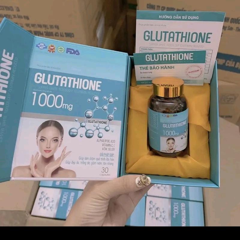 Viên uống đẹp da Collagen Nano Glutathione 1000mg giúp căng mịn da, trắng hồng da, giảm nám sạm da - Hộp 30 viên 2