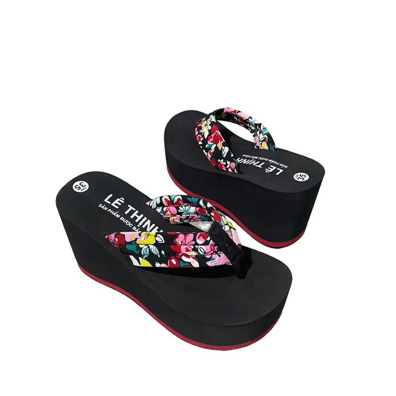 Dép Kẹp Quai Hoa Đế Xốp Cao Cấp Lê Thịnh - Nữ - DéP