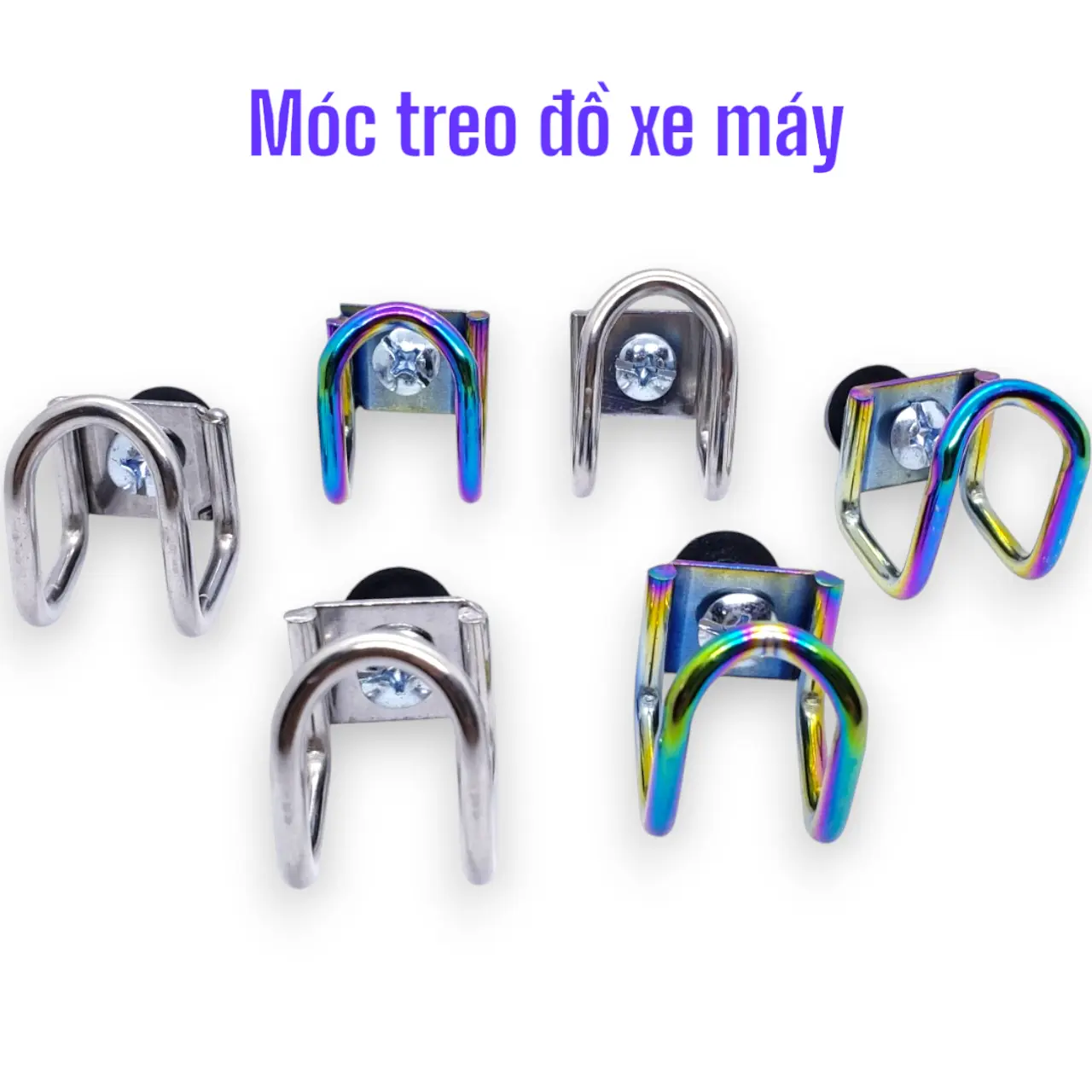 Móc treo đồ titan gắn các dòng xe máy exciter winner sirius... Inox Treo Tường