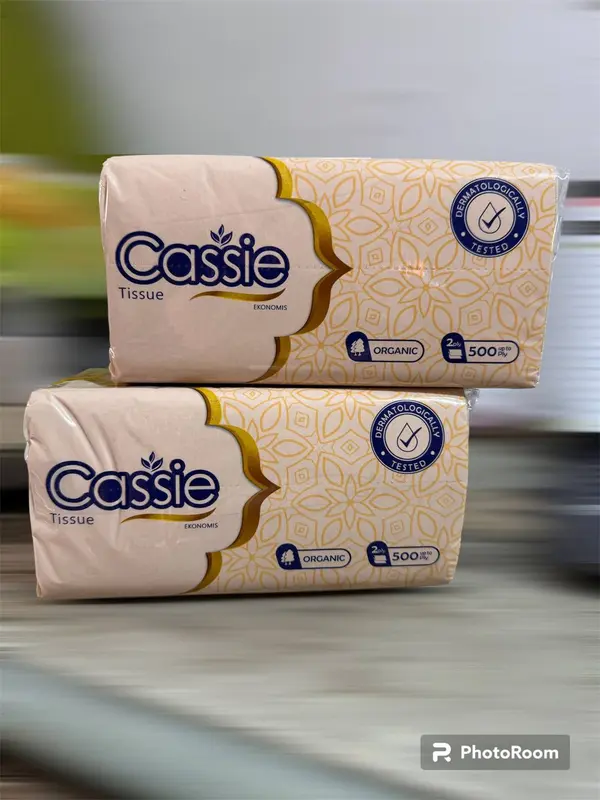 Tissu Cassie 500 Sheets Brown PAKET 8 PCS Lembut Coklat Tissue Bayi 1