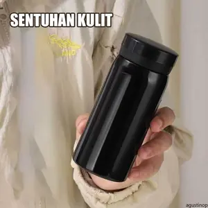 Gelas Termos Stainless Steel 200ml, Cangkir Saku Mini 200ml Stainless Steel- Cangkir Minum Tahan Panas/Dingin 24 Jam, Anti Bocor, Portable, Ringan, Cocok untuk Travel/Kantor/Sekolah