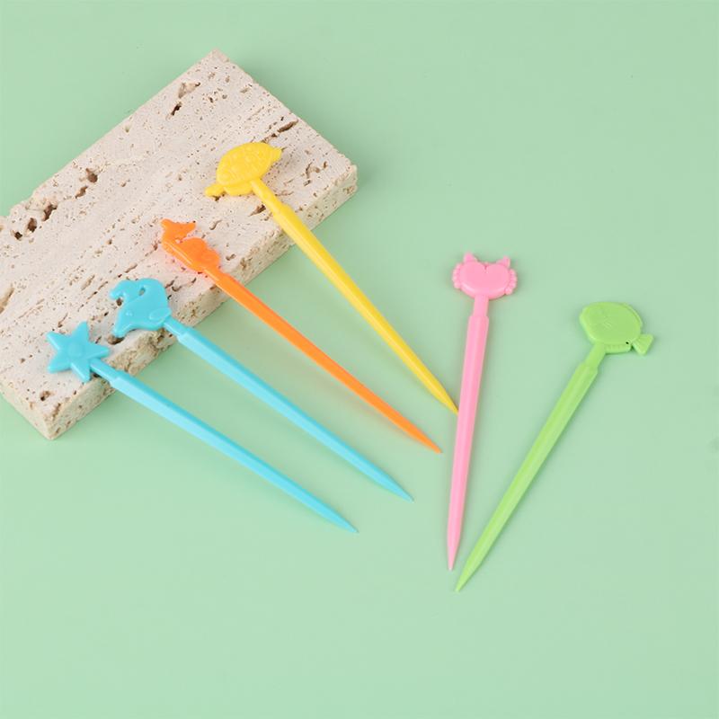 Product Introduction of 20Pcs/Set Cute Animal Food Toothpicks Mini Cartoon Toothpicks Bento Fruit Forks Lunch Box Toothpick Bento Lunch Decoration 17