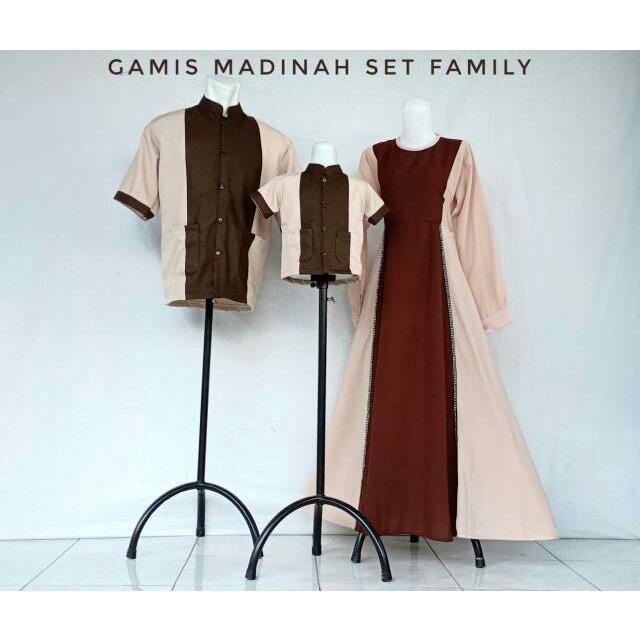 Set Family Gamis Madina Couple Keluarga Seragaman usia 0 - dewasa 5