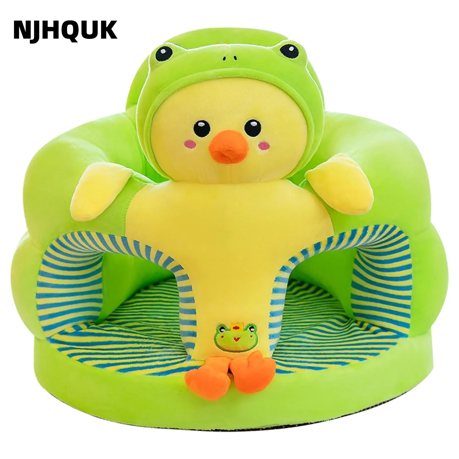 Baby Sit up Chair Cartoon Animal Plush Toddler Sofa Chair Support Seat