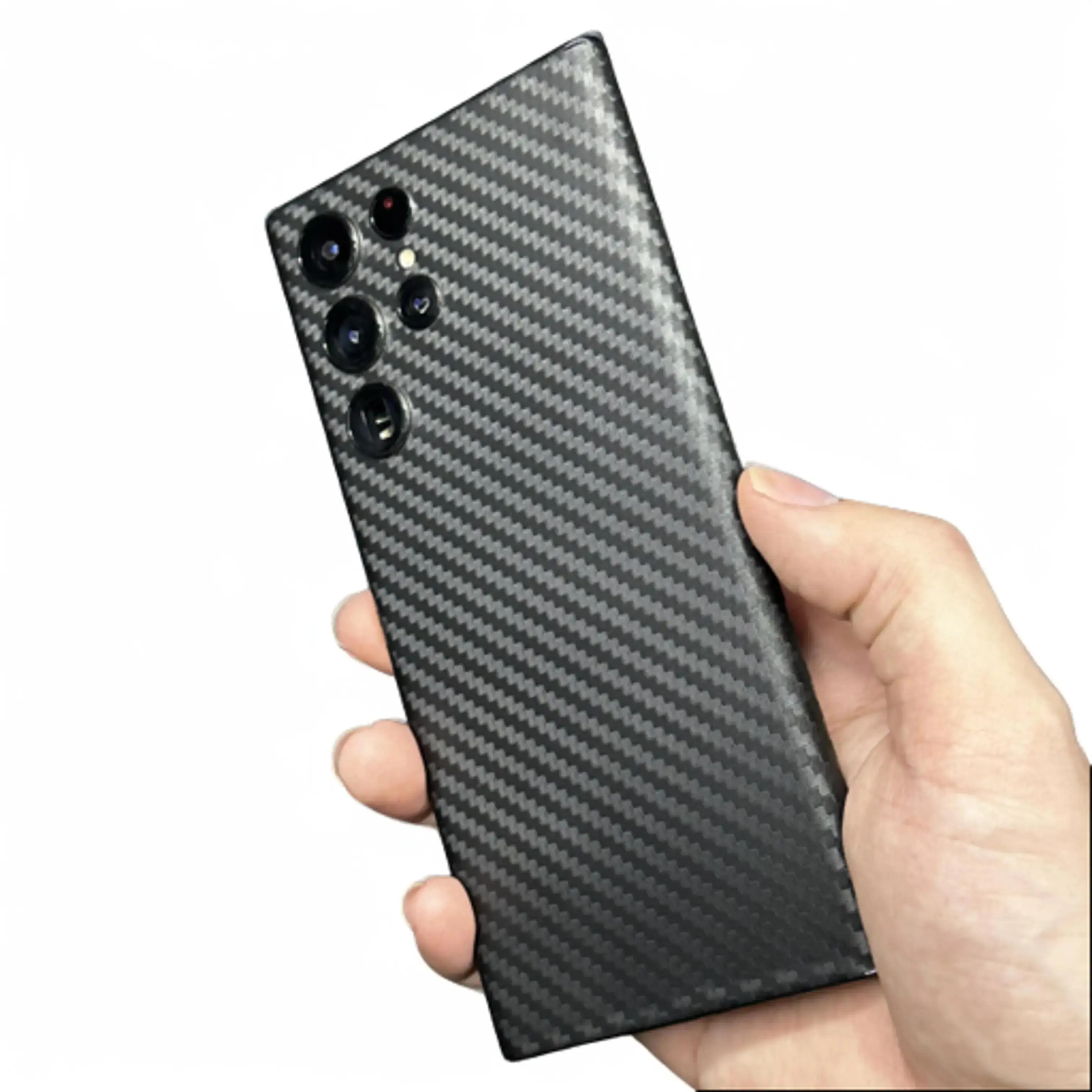 Miếng Dán Sợi Carbon Đen Cho Điện Thoại SAMSUNG