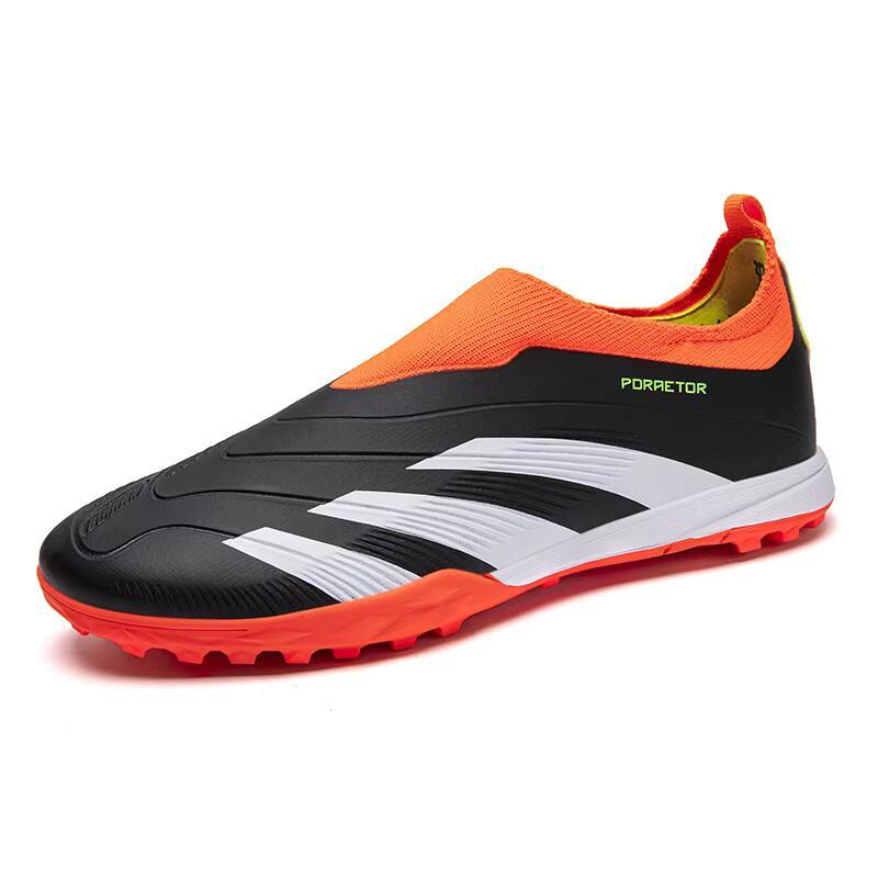 Product Introduction of Men's Turf Indoor Football Cleats High Top Breathable Soccer Shoes Outdoor Training TF 9