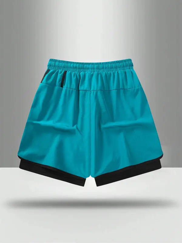 Men's Solid Color Boxer Briefs Shorts, Regular Fit Casual Comfy Breathable Shorts for Summer, Men's Bottoms for Daily Wear 7