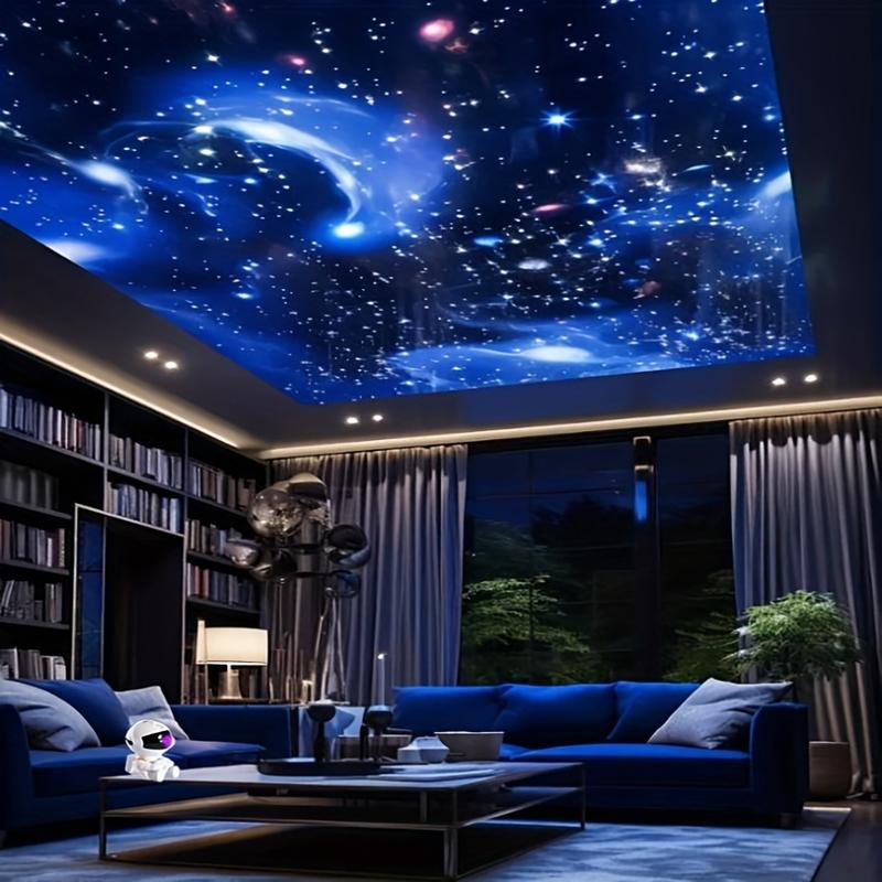 Đèn Máy Chiếu Ngôi Sao Phi Hành Gia LED, Chạy Bằng USB, Có Điều Khiển Từ Xa, Hàng Mới Về, Hoàn Hảo Cho Không Khí Phòng Ngủ, Lý Tưởng Cho Trang Trí Halloween Và Giáng Sinh, Không Thấm Nước, Cánh Tay Có Thể Điều Chỉnh Thiết Kế Để Bàn, Hoàn Thiện Bóng