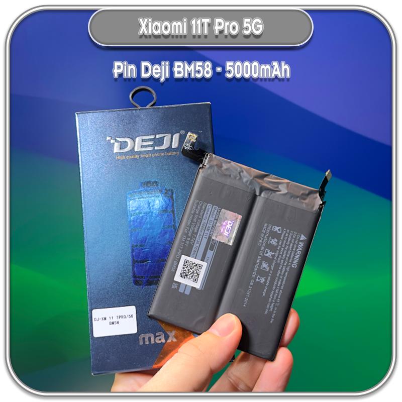 Thay pin cho Xiaomi 11T Pro 5G, Deji BM58 5000mAh