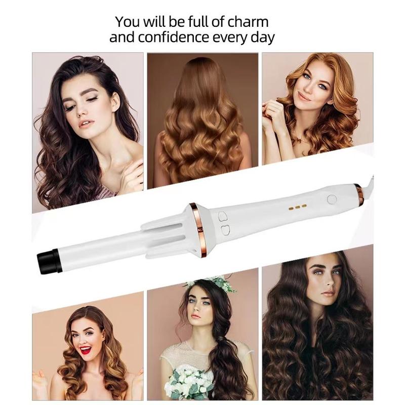 (BISA COD) MISSAI 28MM Catokan Curly Otomatis Catokan Keriting Rambut Otomatis Ceramics Curly 3 Level Penyesuaian Suhu Libra Hair Curly Styler XN388 Elektrik Sisir Merah 9