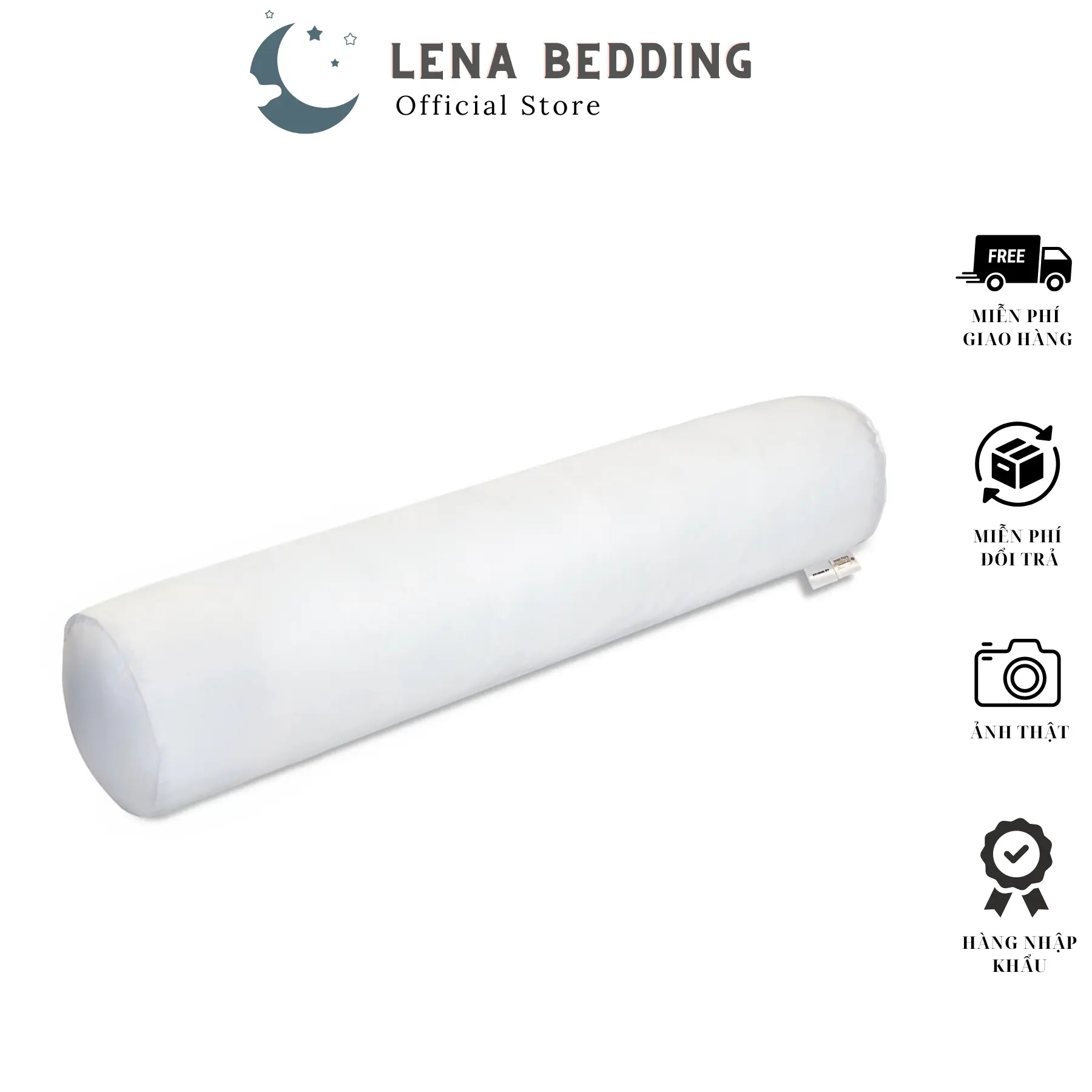 Ruột gối ôm nhập khẩu - Kích thước 35x100