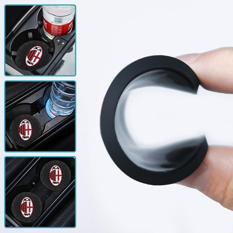 Car Cup Holder Coasters,Car Coasters for Car Cup Holder,Car Cup Holder Insert,Silicone Non-Slip Car Cup Mat,2.75'' 2